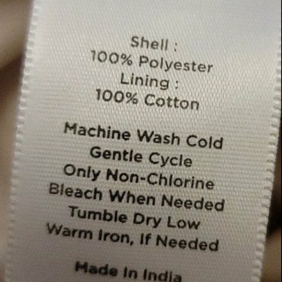 Talbots Sleeveless V-Neck Peach, Cream & Peach Floral Printed Dress - Size 2P - Picture 6 of 7